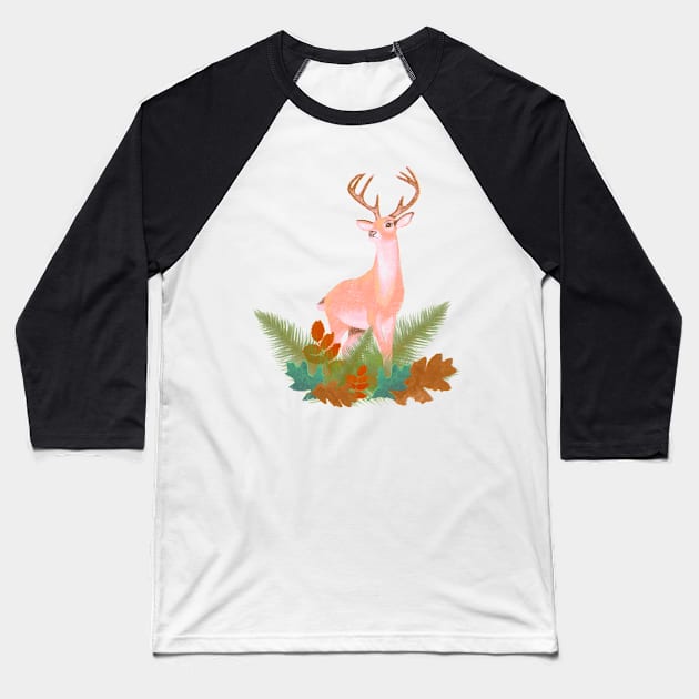 Spirit animal deer Baseball T-Shirt by ColorsHappiness